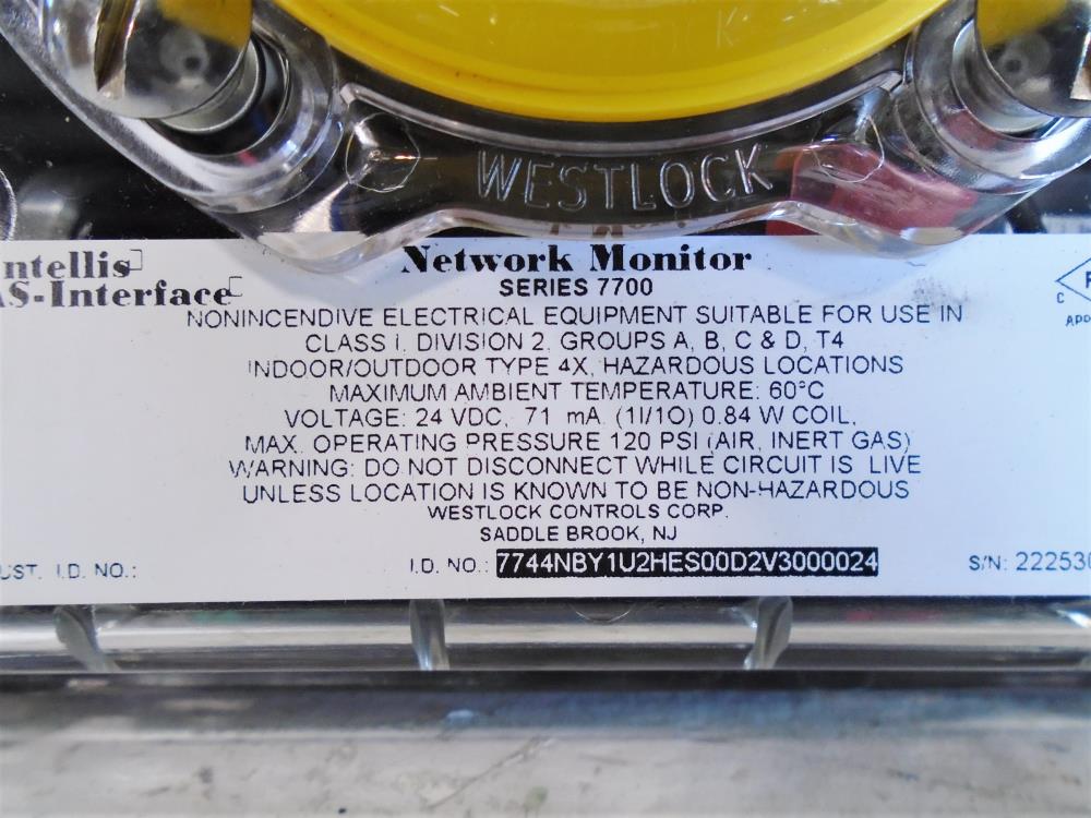 Westlock Series 7700 Network Control Monitor 7744NBY1U2HES00D2V3000024